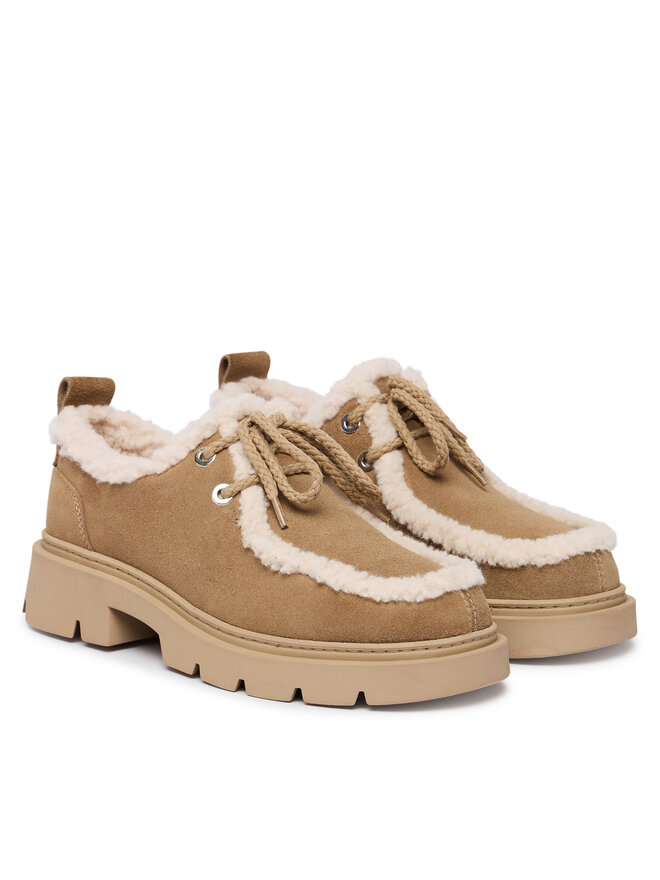 Inuikii Halbschuhe Inuikii Mocabee Curly 1015.003.0011 Beige