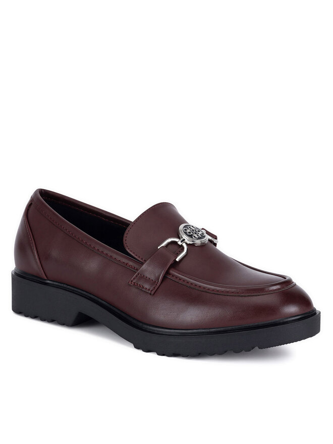 Nine West Mokasyny Nine West WFA3043-1A Bordowy