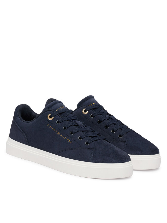 Tommy Hilfiger Sneakers Tommy Hilfiger Logo Cupsole Trainers FW0FW09109 Dunkelblau