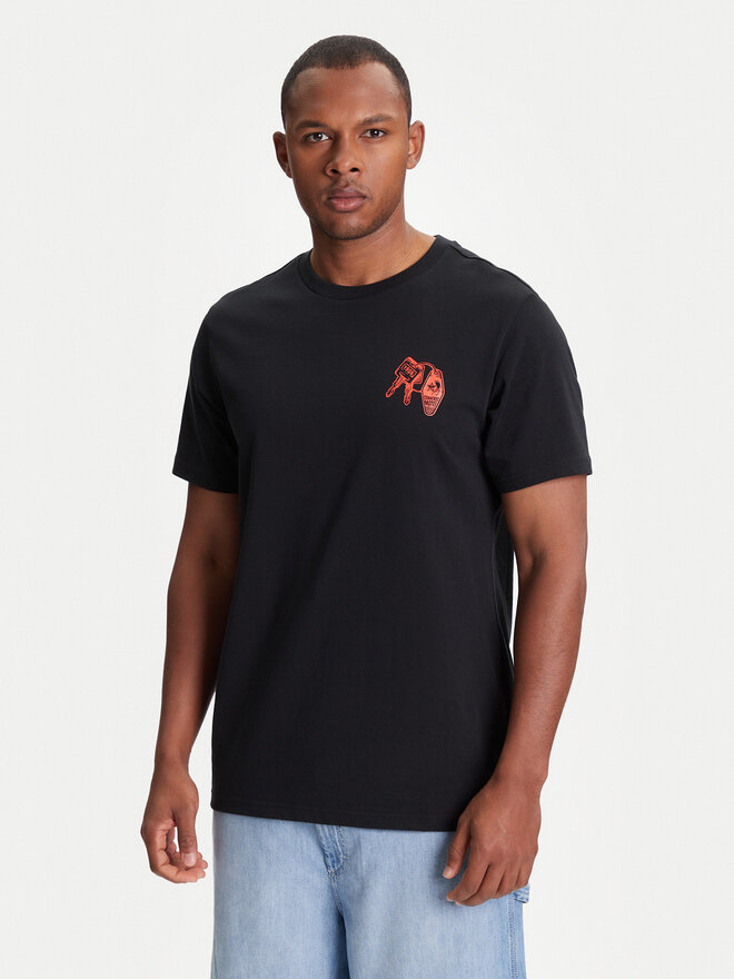 Converse Converse Camiseta Skeleton Party 10027726-A01 Negro Regular Fit