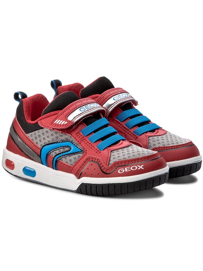 Chaussures basses Geox J Gregg B J7247B 01454 C0540 Red Lt Blue chaussures