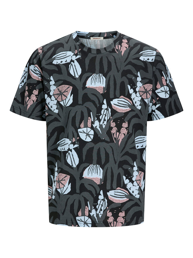 Jack&Jones Jack&Jones Marškinėliai Almeria 12276912 Juoda Regular Fit