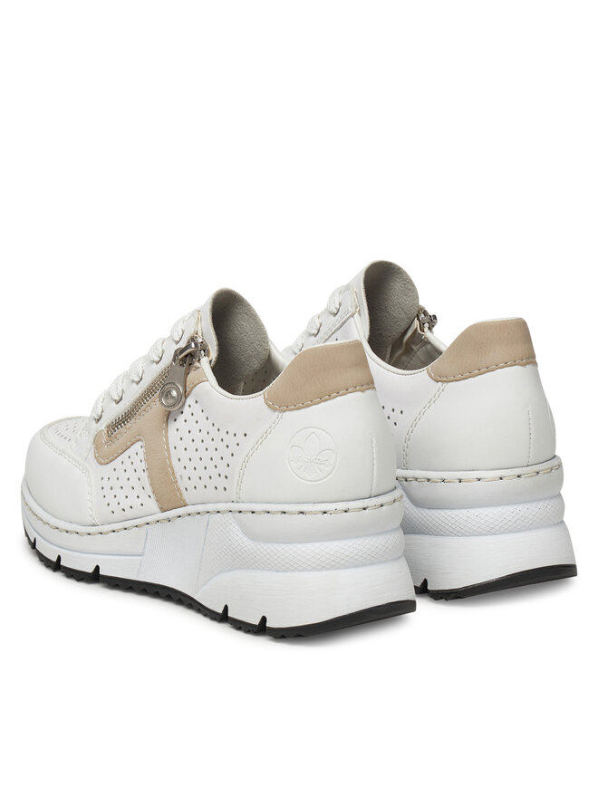Rieker Sneakersy Rieker N6304-80 Biały