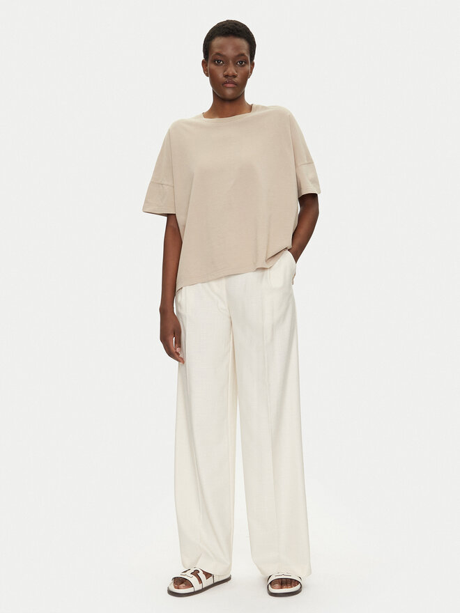 Bomboogie Bomboogie Футболка TW7441TJOR5 Бежевий Relaxed Fit