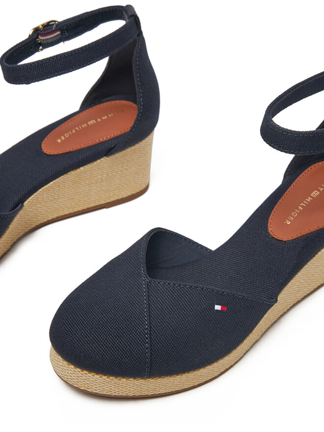 Tommy Hilfiger Espadryle Tommy Hilfiger FW0FW08657 Granatowy