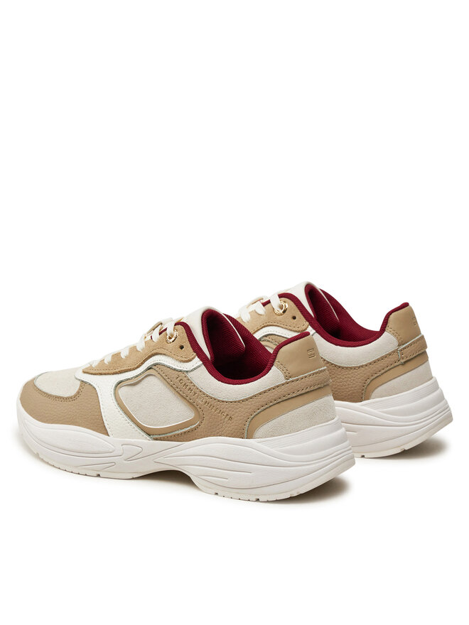 Tommy Hilfiger Сникърси Tommy Hilfiger Chunky Runner FW0FW08130 Бежов