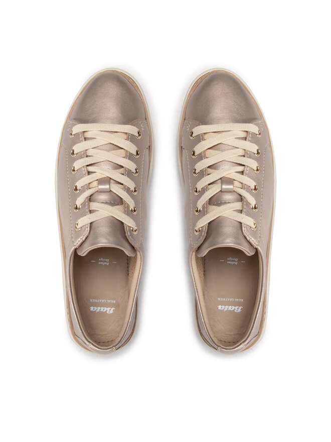 Bata Halbschuhe Bata 5468619 Goldfarben