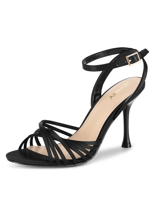 JENNY Sandały JENNY CD24070-2 Czarny