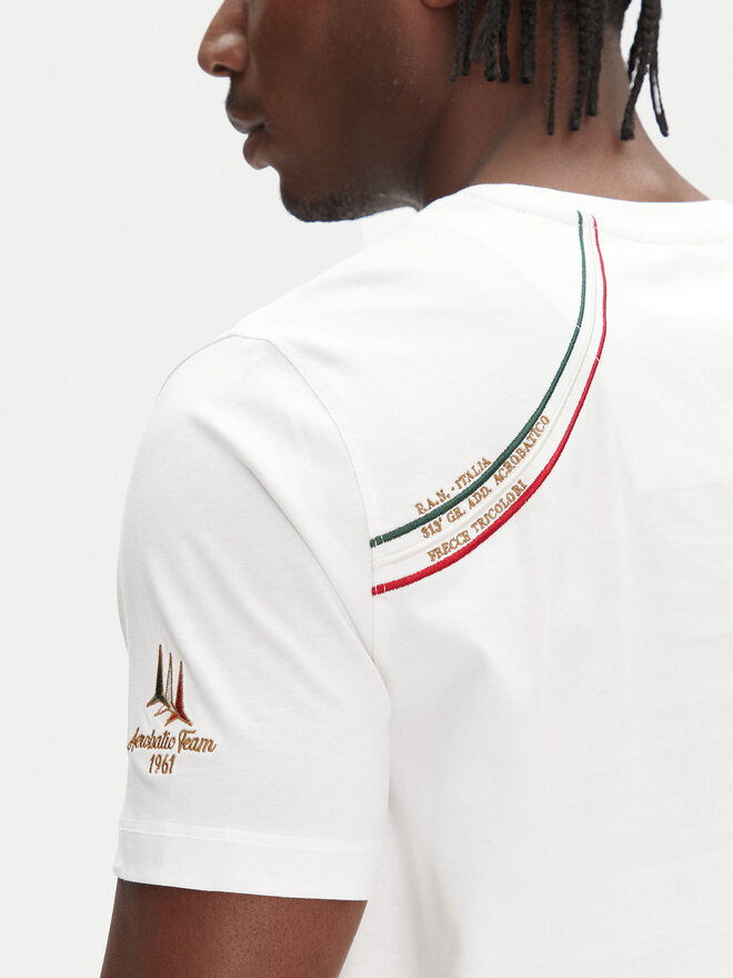 Aeronautica Militare Aeronautica Militare Camiseta 251TS2401J592 Blanco Regular Fit