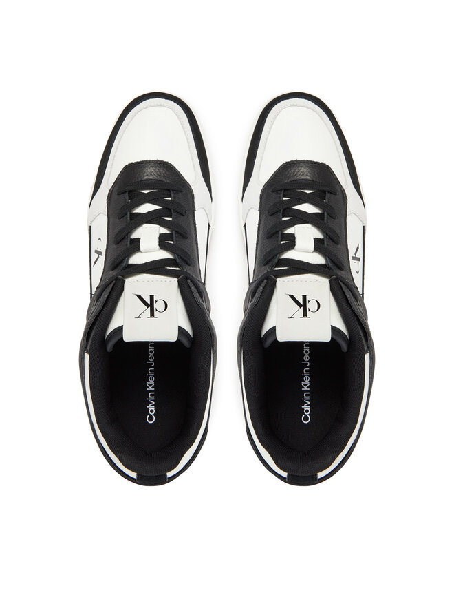 Calvin Klein Jeans Sneakers Calvin Klein Jeans Basket Cup Low Laceup Lth Mix YM0YM01308 Alb