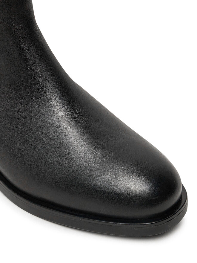 Tommy Hilfiger Боти тип челси Tommy Hilfiger Th Stud Leather Low Chelsea FW0FW08184 Черен