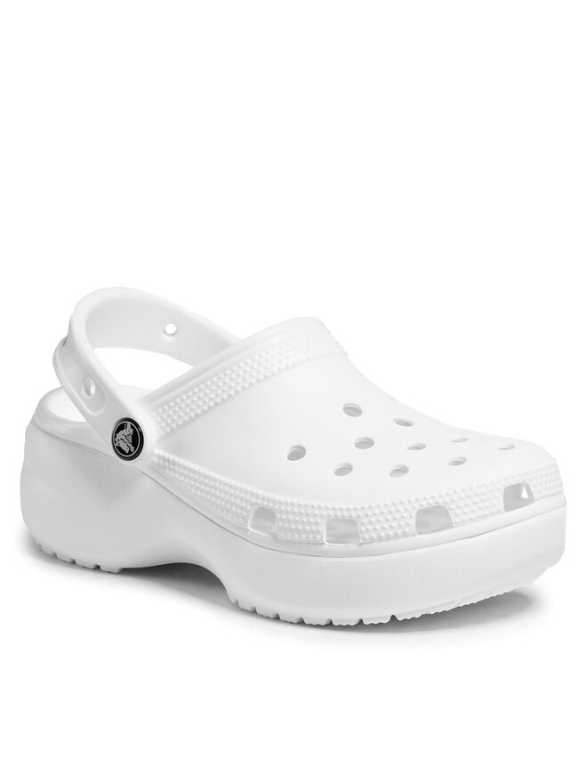 Crocs Pantoletten Crocs Classic Platform Clog W 206750 Weiß