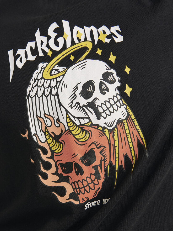 Jack&Jones Jack&Jones Camiseta Seven Skull 12262491 Negro Regular Fit