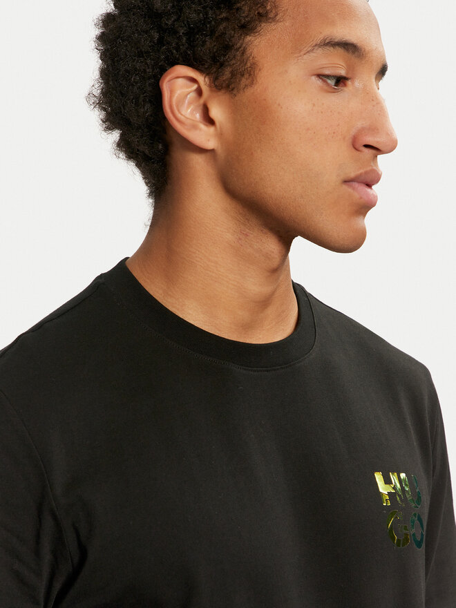 HUGO Hugo T-Shirt Diridumti 50522134 Μαύρο Regular Fit