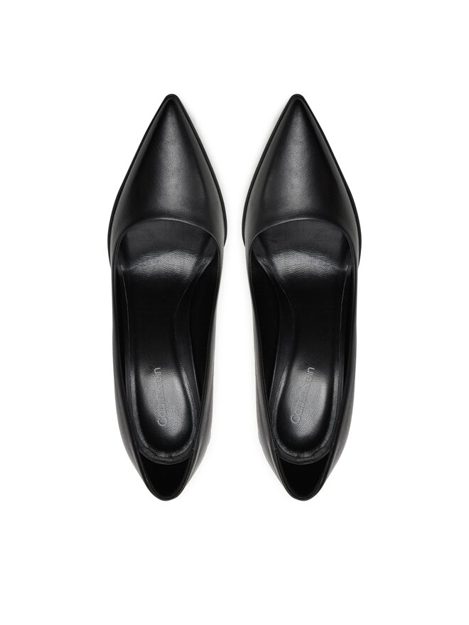 Calvin Klein Lodičky Calvin Klein Heel Pump 90 Leather HW0HW02033 Čierna