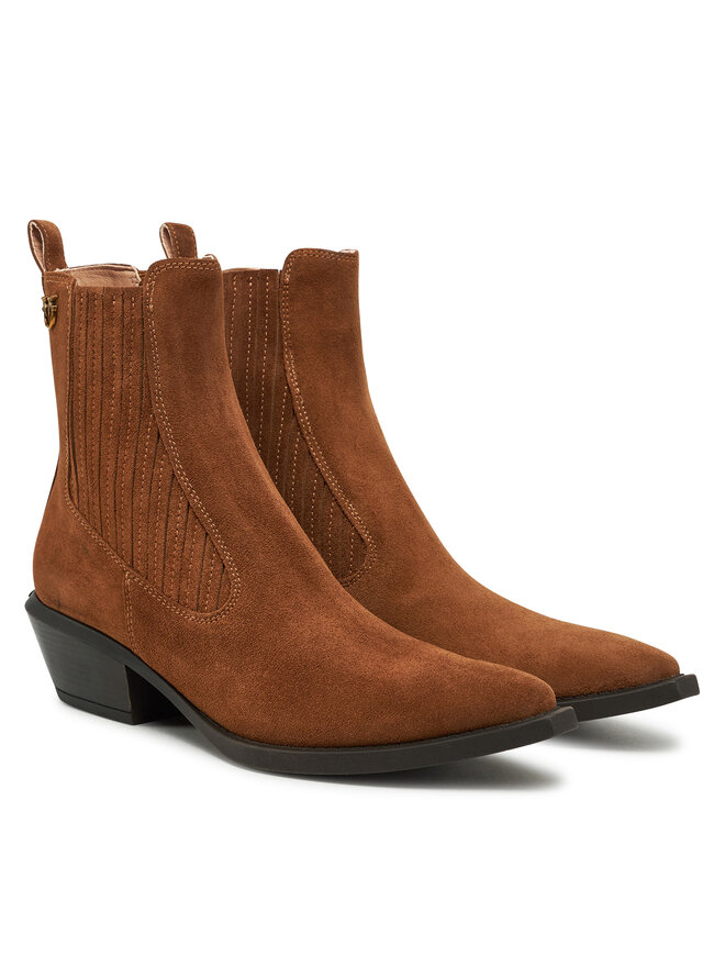 PINKO Kowbojki PINKO Tex 14 SD0345P002 Brązowy