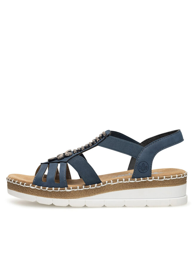 Rieker Sandalen Rieker V1206-14 Dunkelblau