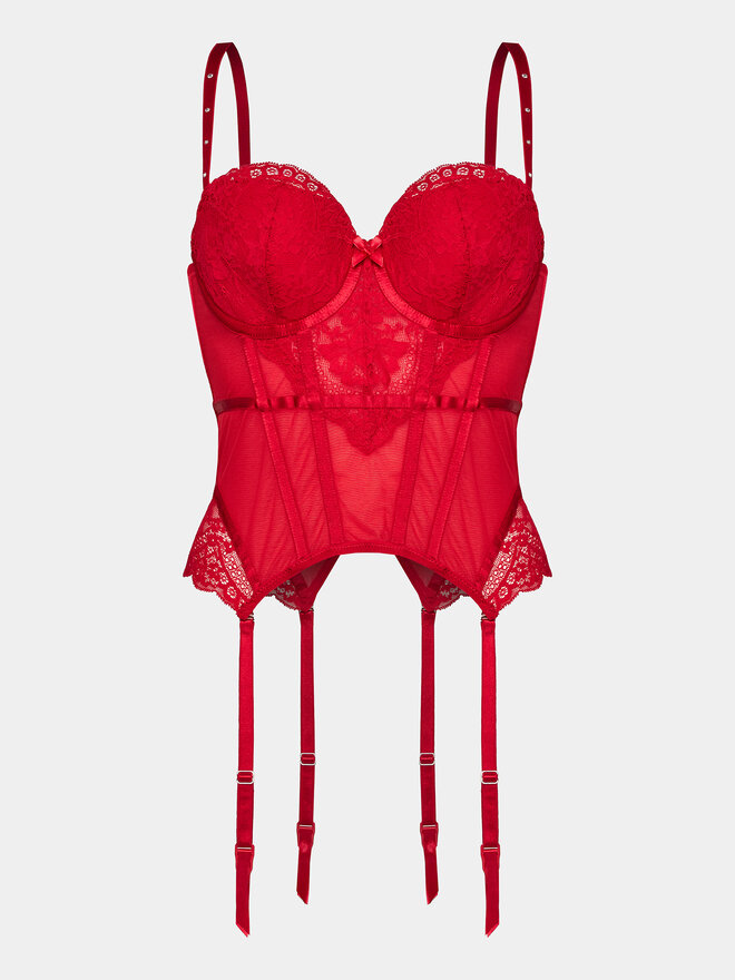 Hunkemöller Hunkemöller Melltartó felső Mariah Bustier 203565 Piros
