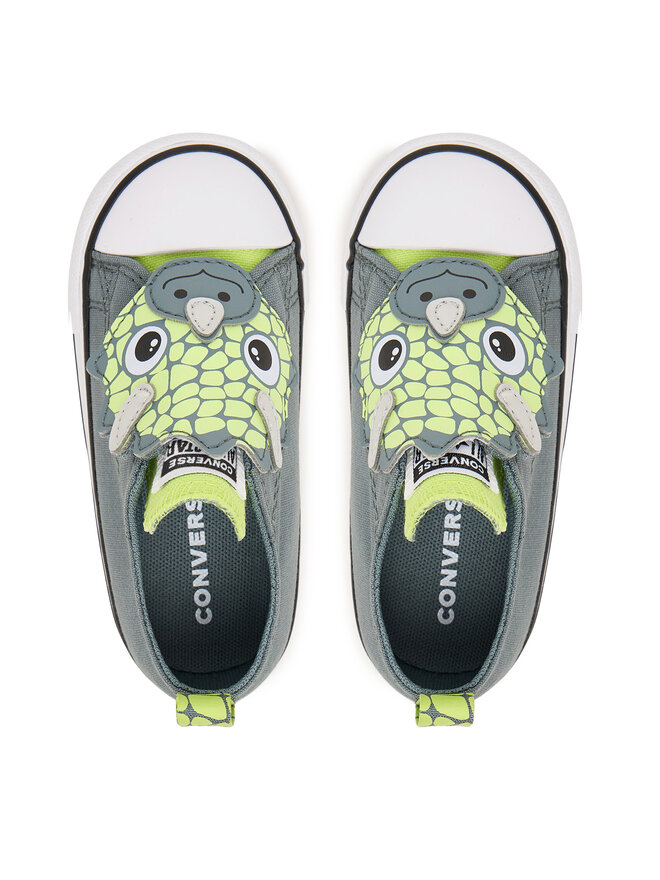 Converse Кеди Converse Chuck Taylor All Star One Strap Dinos Easy-On A15901C Сірий