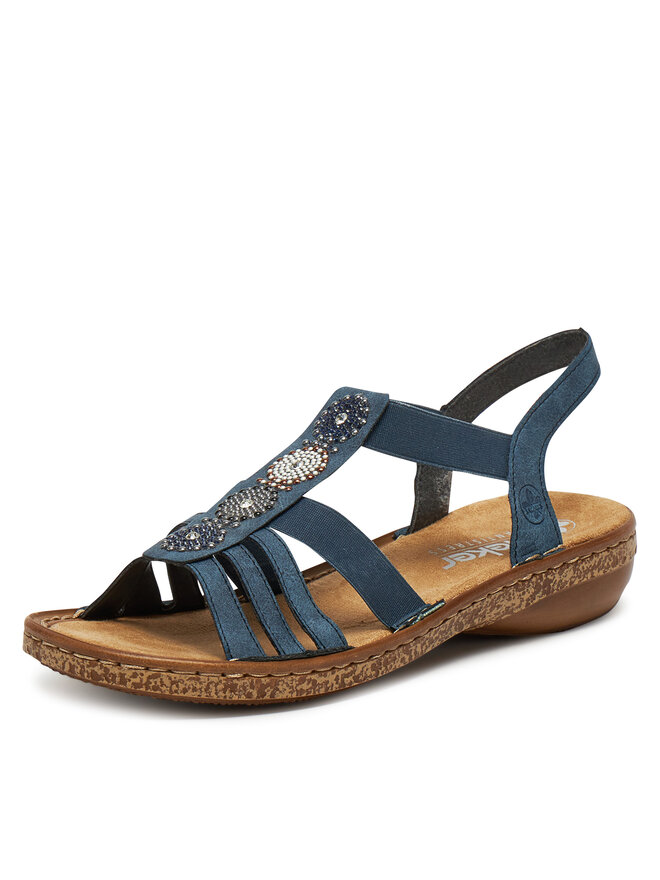 Rieker Sandale Rieker 628G9-16 Bleumarin