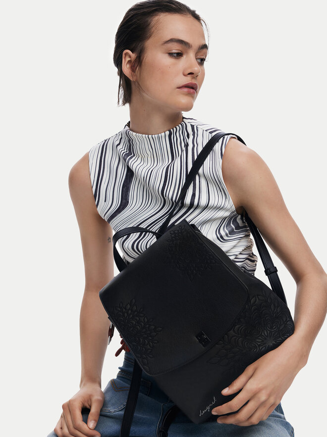 Desigual Hátizsák Desigual 25WAKP19 Fekete
