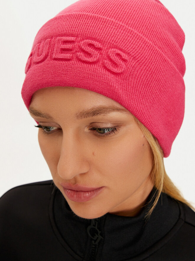 Guess Шапкa Guess AW5179 POL01 Рожевий