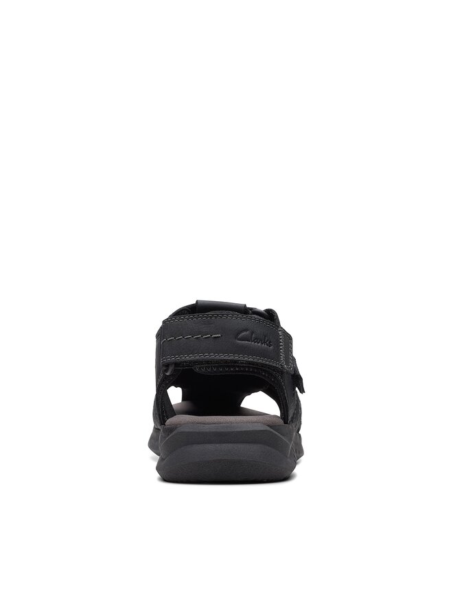 Clarks Босоніжки Clarks Walkford Fish 26171793 Чорний