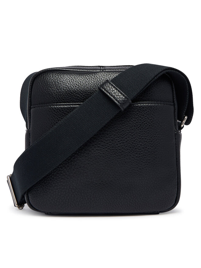 Calvin Klein Umhängetasche Calvin Klein Bold Pebble Square Crossbody LV04D3450G Schwarz