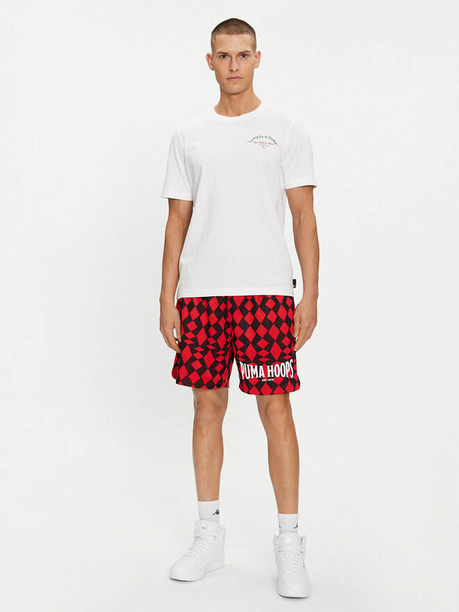 Puma Puma Camiseta Graphics Pizza 625415 Blanco Regular Fit