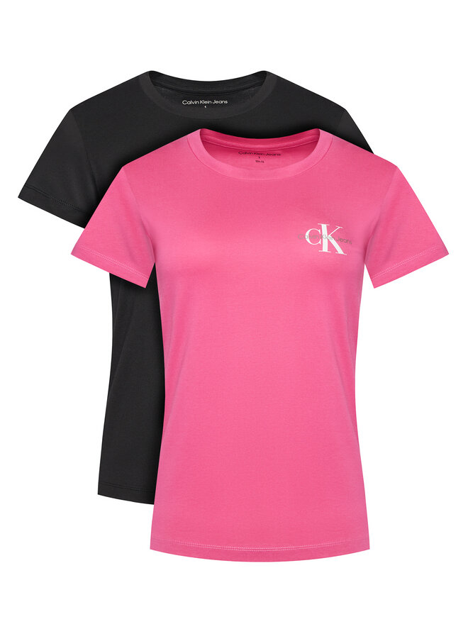 Calvin Klein Jeans Calvin Klein Jeans Σετ 2 T-Shirts J20J219734 Έγχρωμο Slim Fit