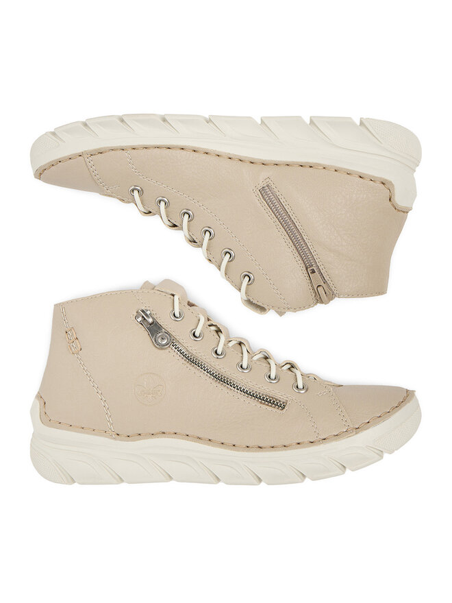 Rieker Schnürschuhe Rieker 55048-60 Beige