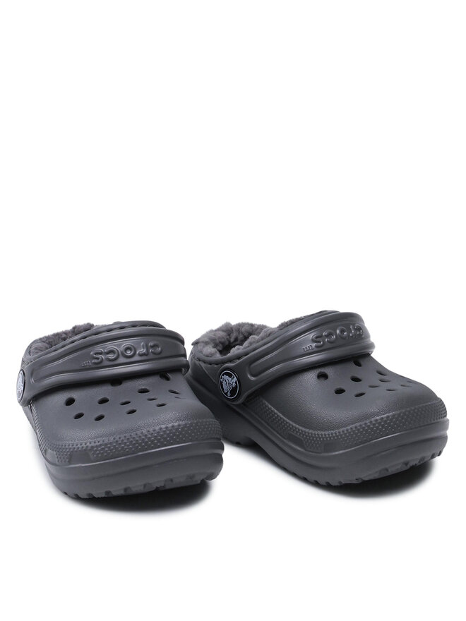 Crocs Iešļūcenes Crocs Classic Lined Clog K 203506 Pelēks