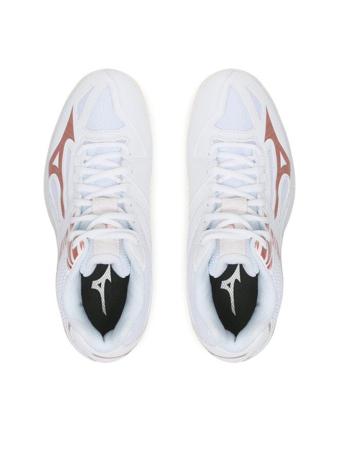 Mizuno Zapatillas de fútbol sala Mizuno Thunder Blade 3 Mid V1GC217536 Blanco
