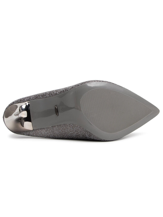 DeeZee High Heels DeeZee GLAB2-4503-1 Silberfarben