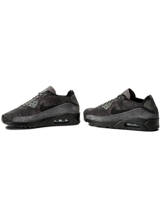 Nike air max 90 ultra 2.0 flyknit thunder grey/dunkelgrau/schwarz clearance