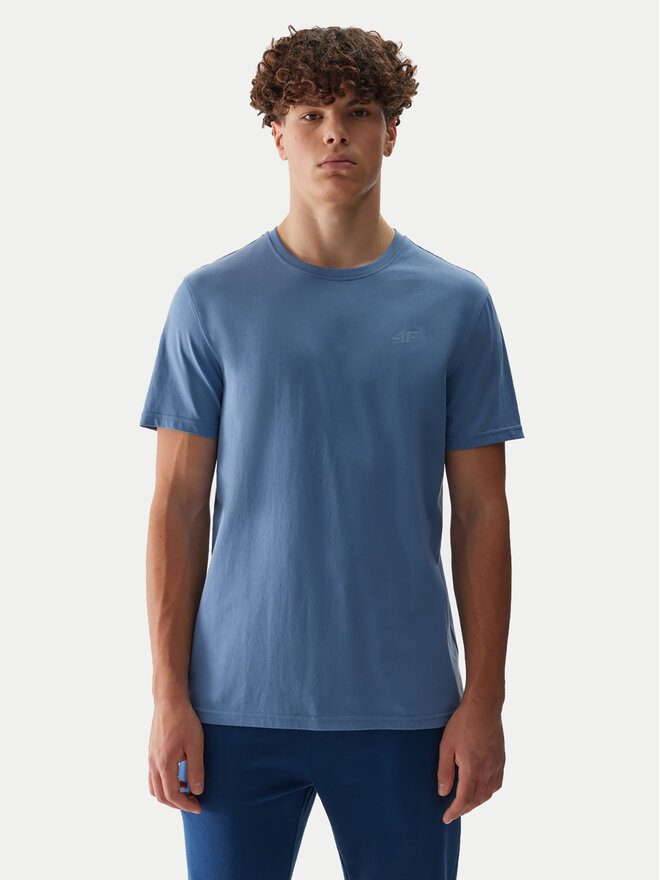 4F 4F Футболка 4FWSS24TTSHM1154 Голубий Regular Fit