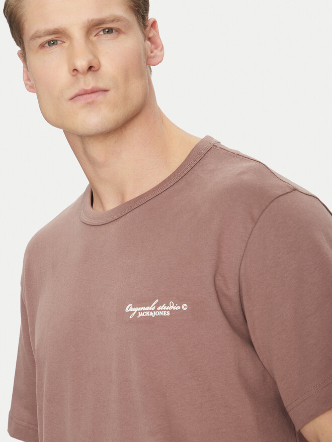 Jack&Jones Jack&Jones Marškinėliai Boston 12272968 Ruda Relaxed Fit