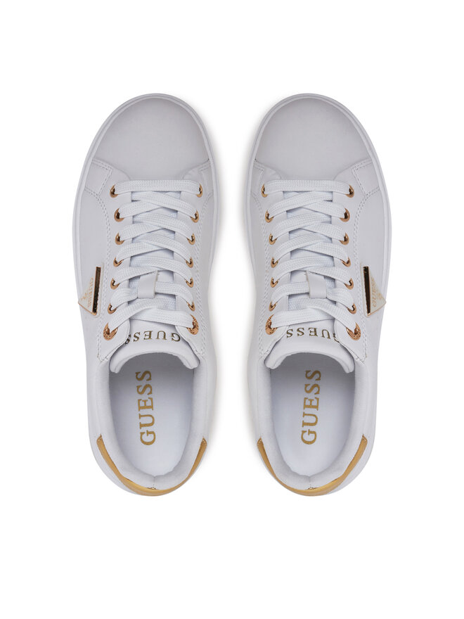 Guess Sneakersy Guess FLJD12 LEA12 Biały