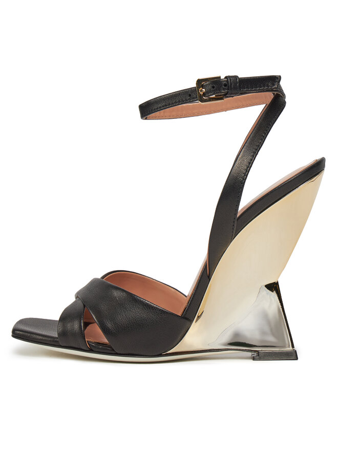 Pollini Sandały Pollini SA1602AE1ITEZ000 Czarny