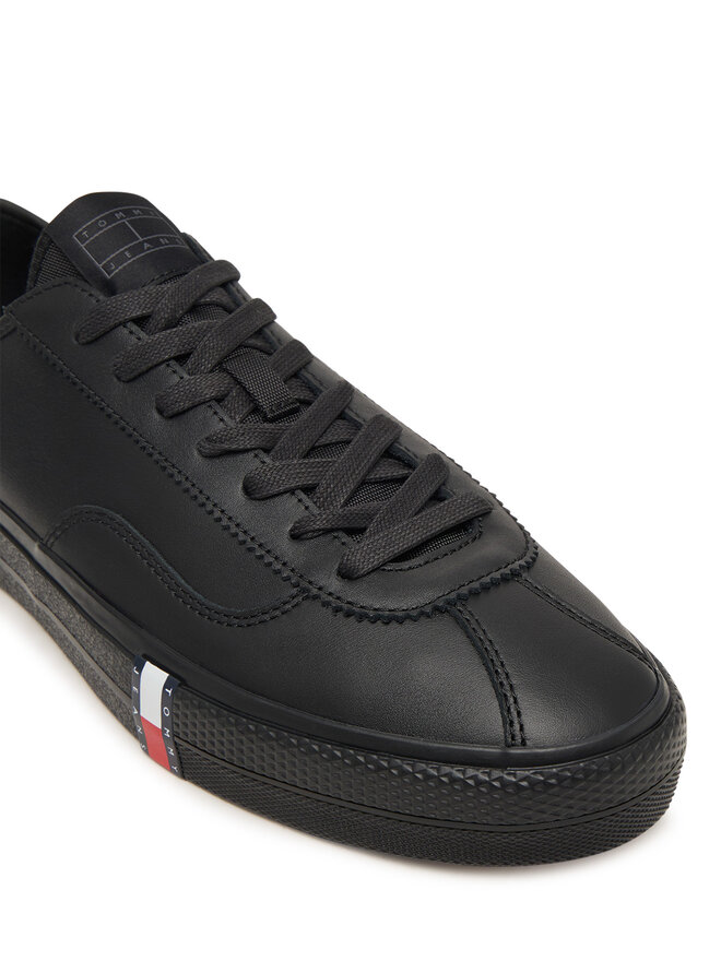 Tommy Jeans Sneakers Tommy Jeans Archive Y2K Leather EM0EM01767 Schwarz