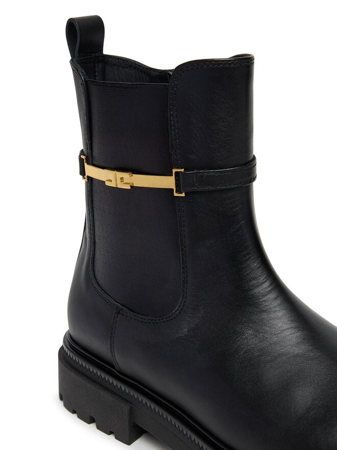 Elisabetta Franchi Čizme Elisabetta Franchi Chelsea Bot F4A5-E0441-1251 D Crna