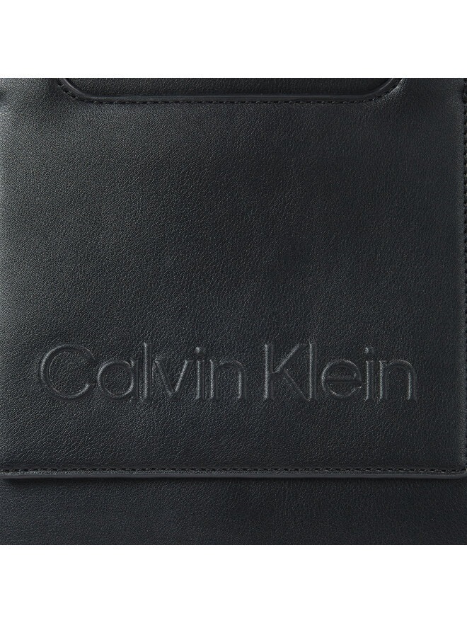 Calvin Klein Handtasche Calvin Klein Ck Set Tote Medium K60K611077 Schwarz