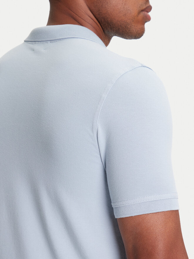 United Colors Of Benetton United Colors Of Benetton Pólóing 3WG9U301Z Kék Slim Fit