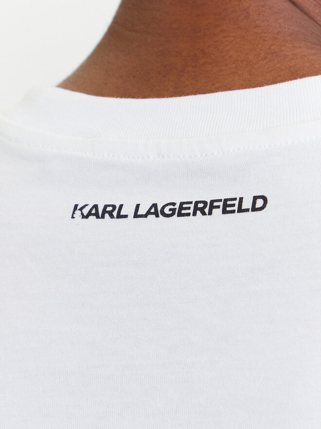 KARL LAGERFELD KARL LAGERFELD Camiseta A3W17105 Blanco Regular Fit