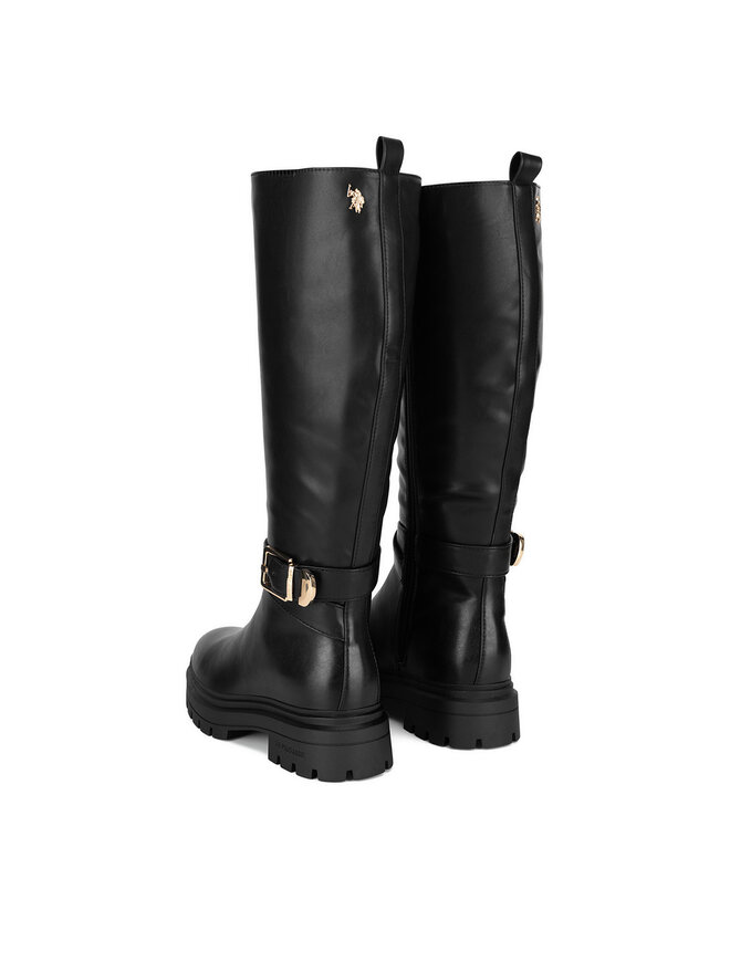 U.S. Polo Assn. Ботуши U.S. Polo Assn. ALICJA001W/DY1 Черен