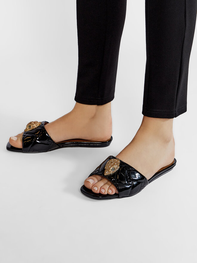 Kurt Geiger Şlapi Kurt Geiger Kensington Flat 8496100309 Negru