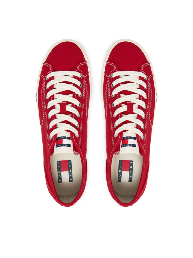 Tommy Jeans Sneakers aus Stoff Tommy Jeans Archive Vulc Y2K EM0EM01674 Rot