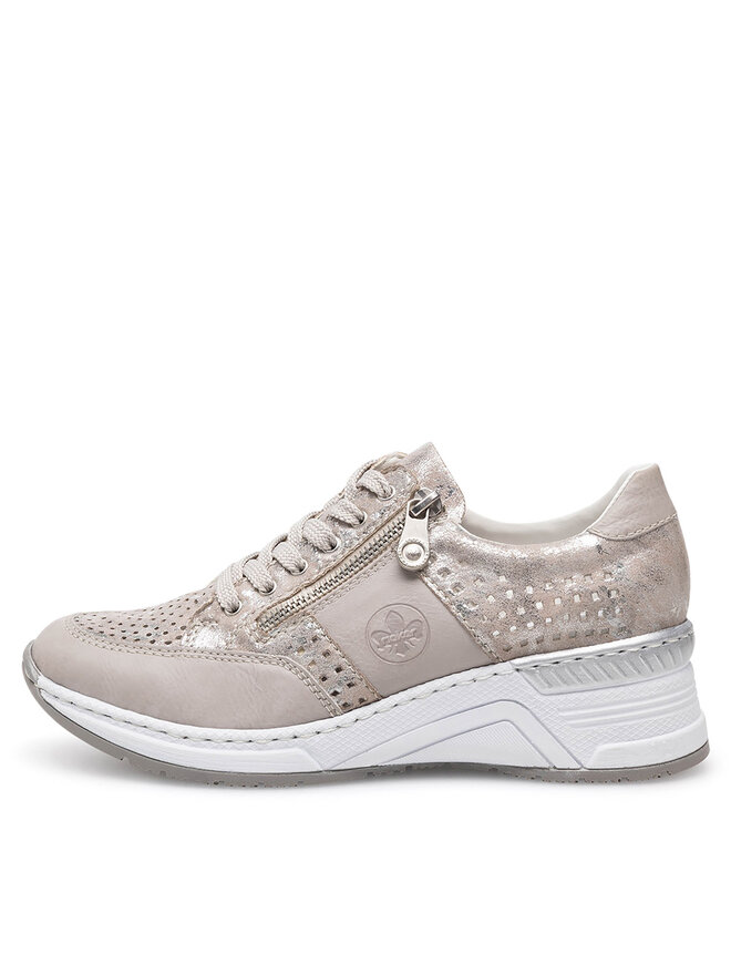 Rieker Αθλητικά Rieker N4327-80 Ασημί