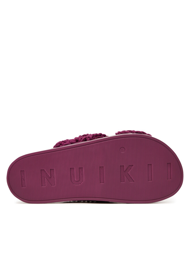 Inuikii Pantoletten Inuikii Woven 1004.003.0062 Dunkelrot