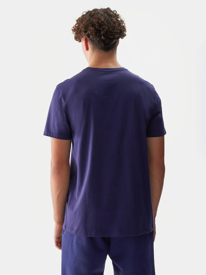 4F 4F Футболка 4FWSS24TTSHM1155 Cиній Regular Fit